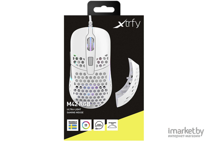 Мышь Xtrfy M42 [M42-RGB-WHITE]