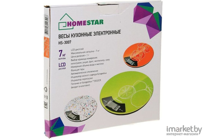 Кухонные весы HomeStar HS-3007S Фрукты