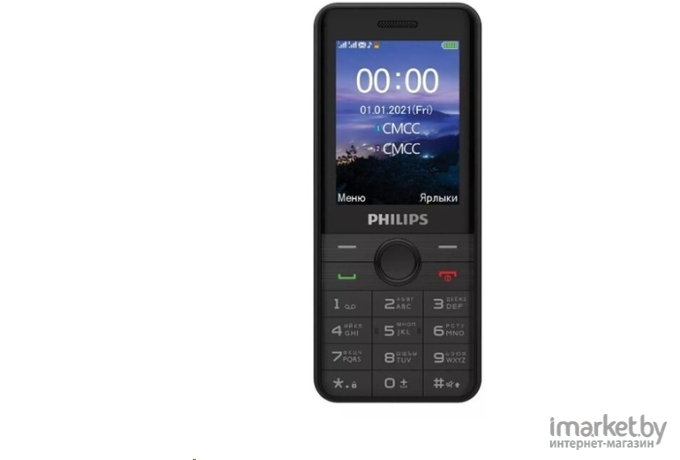 Мобильный телефон Philips Xenium E172 Black [8712581777241]