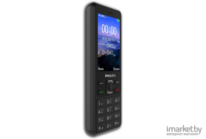 Мобильный телефон Philips Xenium E185 Black [8712581777180]