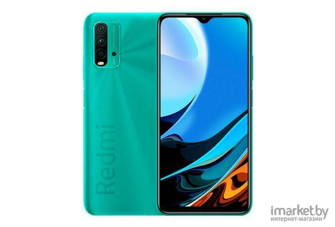 Мобильный телефон Xiaomi Redmi 9T 4GB/128GB без NFC Ocean Green [M2010J19SG]