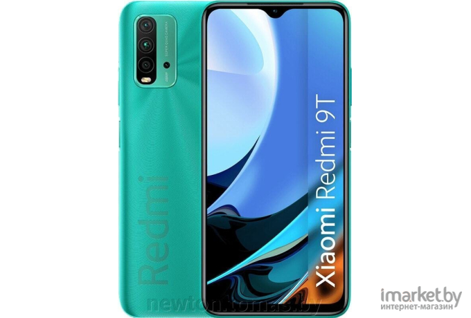 Мобильный телефон Xiaomi Redmi 9T 4GB/128GB без NFC Ocean Green [M2010J19SG]