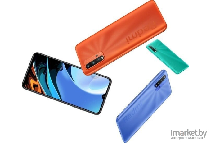 Мобильный телефон Xiaomi Redmi 9T 4GB/128GB без NFC Ocean Green [M2010J19SG]