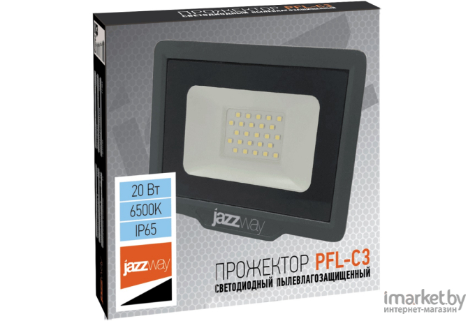 Прожектор JAZZway LED PFL- C3 20w 6500K [5023543]