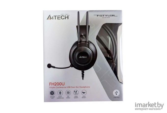 Наушники A4Tech Fstyler FH200U (серый)