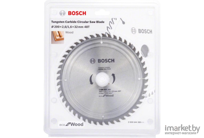 Диск пильный Bosch 200х32 мм 48 зуб [2608644380]