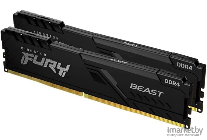 Оперативная память Kingston Kingston FURY Beast 2x8GB PC-25600 DDR4-3200 (KF432C16BBK2/16)