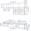 Стенка Ikea Бесто [494.122.31]