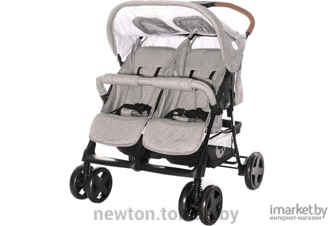 Детская коляска Lorelli Twin Steel Grey 2021 [10020072184]