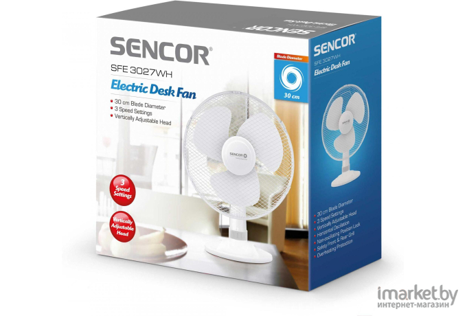 Вентилятор Sencor SFE 3027 WH