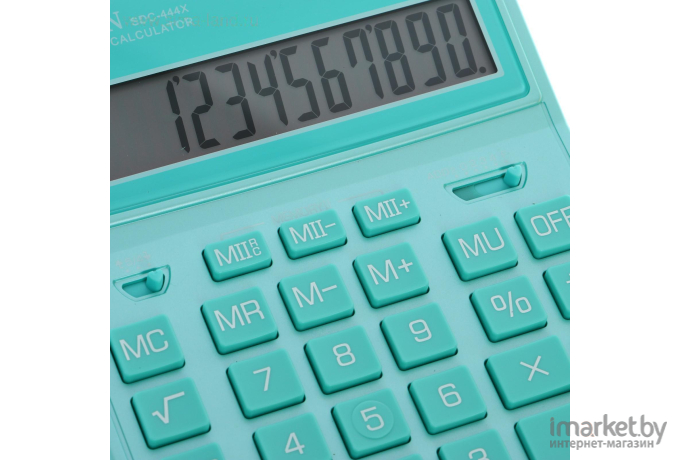 Калькулятор Citizen SDC-444XRGNE бирюзовый