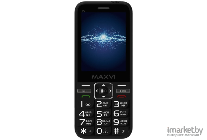 Мобильный телефон Maxvi P3 Black