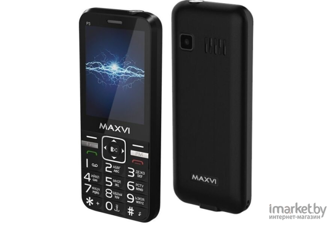 Мобильный телефон Maxvi P3 Black