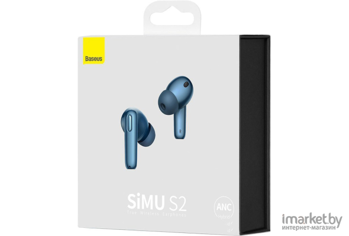 Наушники Baseus Simu ANC True Wireless Earphones S2 Blue [NGS2-03]