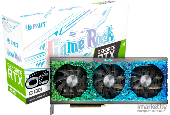 Видеокарта Palit PCIE16 RTX3070 8GB LHR [NE63070019P2-1040G V1]