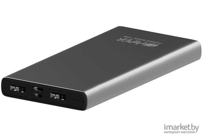 Портативное зарядное устройство Hiper Metal  10K  10000 mAh Space Gray