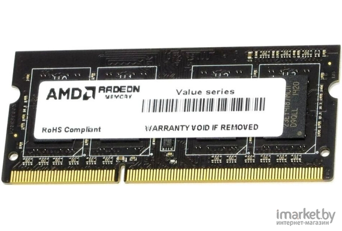Оперативная память AMD 8GB DDR3 1333 SO DIMM R3 [R338G1339S2S-U]