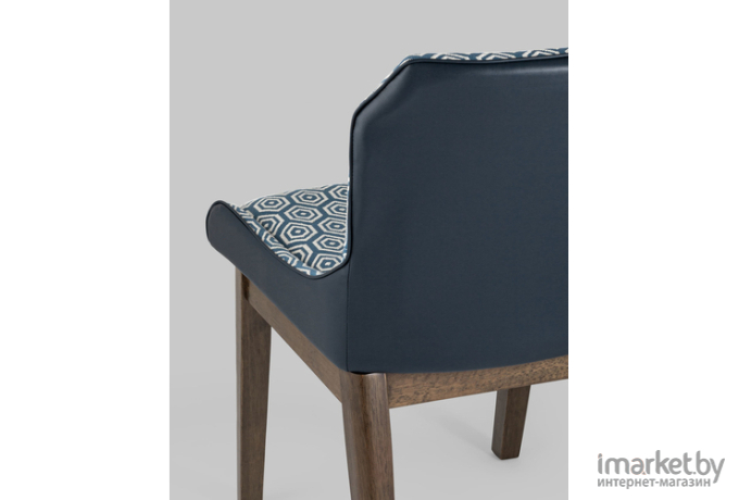 Стул Stool Group NYMERIA 2 шт синий [LW1810 G801-25 + PU NAVY BLUE X2]