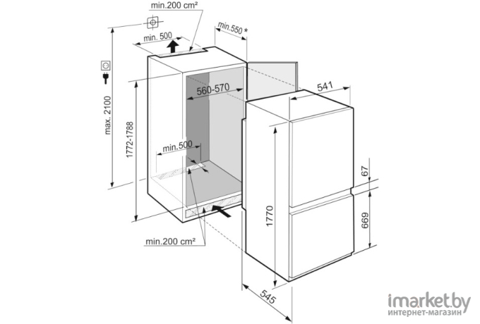 Холодильник Liebherr ICNf 5103 Pure NoFrost