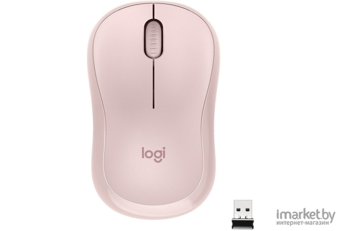 Мышь Logitech Silent M220-ROS розовый [910-006129]