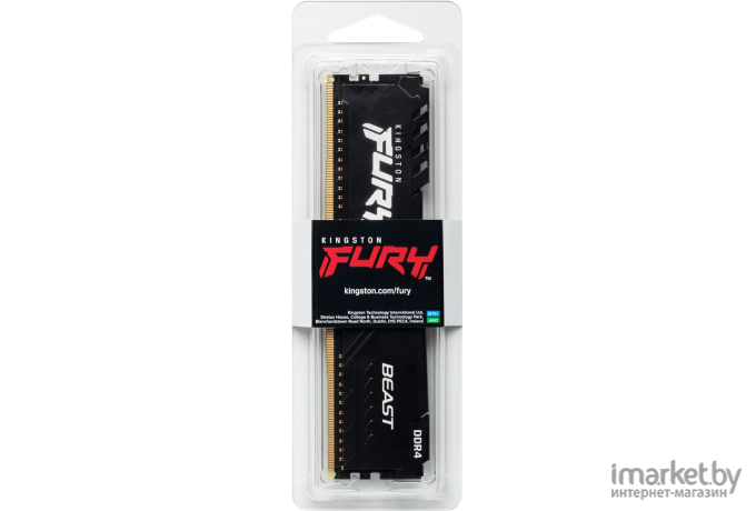 Оперативная память Kingston DDR 4 DIMM 8Gb PC25600  3200Mhz [KF432C16BB/8]