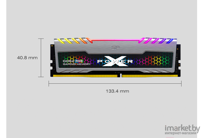 Оперативная память Silicon-Power DDR4 Turbine RGB 16GB [SP016GXLZU360BDB]