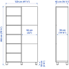 Книжный шкаф Ikea Бесто [894.358.34]