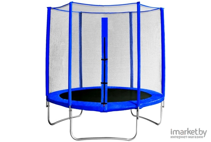 Батут KMS с защитной сеткой Trampoline 10 диаметр 3,0 м синий [СГ000005078]