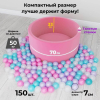 Игровой сухой бассейн Romana Easy ДМФ-МК-02.53.03 розовыми шариками розовый [СГ000005213]