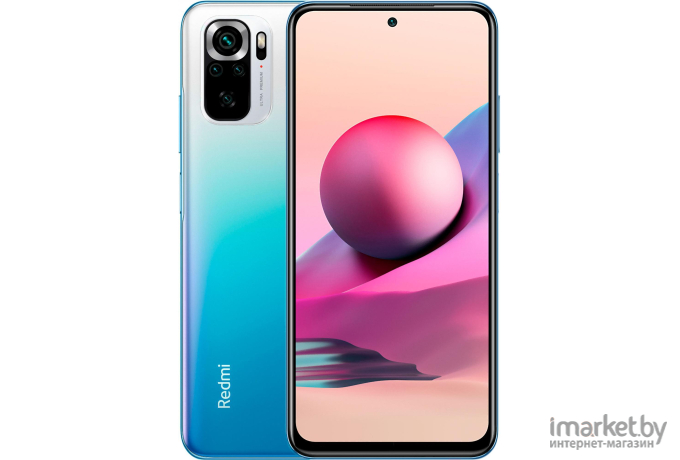 Мобильный телефон Xiaomi Redmi Note 10S 6GB/128GB NFC Ocean Blue