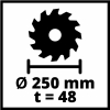 Электропила Einhell TC-SM 2534/1 Dual [4300395]