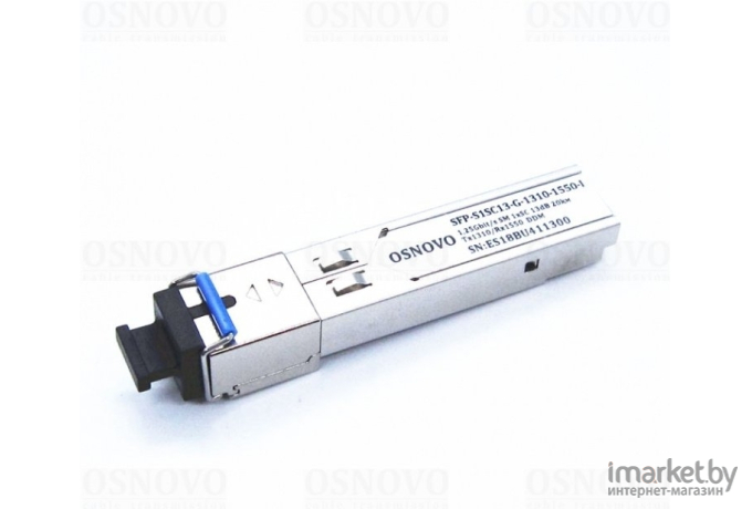 Комплектующие для камер видеонаблюдения Osnovo SFP-S1SC13-G-1310-1550-I