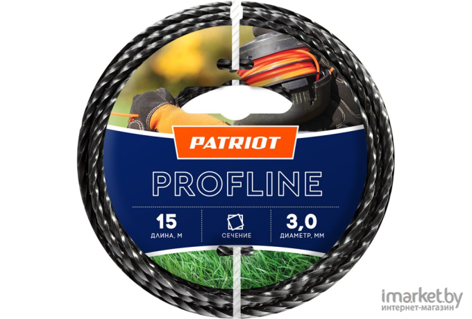 Леска для триммера Patriot Profline D 3,0 мм L 15 м