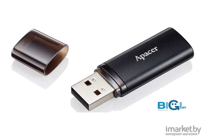 USB Flash Apacer AH25B 64GB черный (AP64GAH25BB-1)