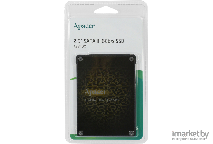 SSD диск Apacer Panther AS340X 960GB [AP960GAS340XC-1]