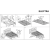 Кровать Signal ELECTRA VELVET TAP.186 160/200 New черный/дуб [ELECTRAV160C]