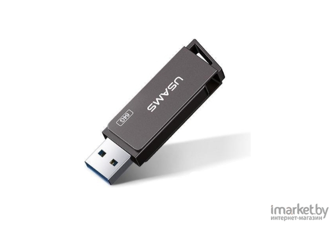 Usb flash Usams 128Gb USB3.0 US-ZB197 Rotatable High Speed серый [ZB197UP01]