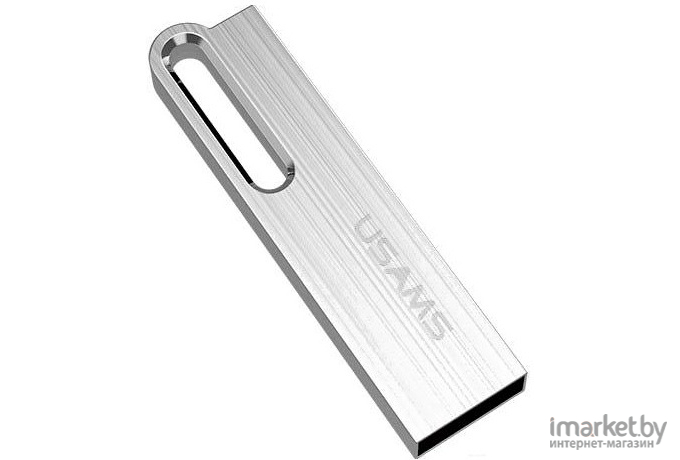 Usb flash Usams 16Gb USB2.0 US-ZB0097 Aluminum Alloy серебристый [ZB97UP01]