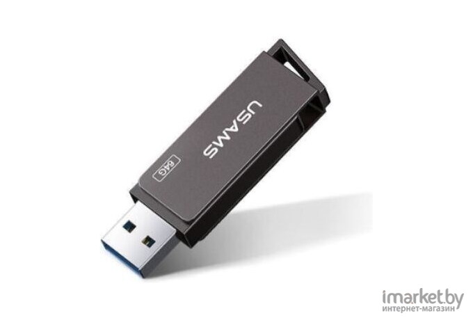 Usb flash Usams 16Gb USB3.0 US-ZB194 Rotatable High Speed серый [ZB194UP01]