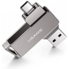 Usb flash Usams 256Gb USB3.0+Type-C US-ZB202 Rotatable High Speed серый [ZB202UP01]