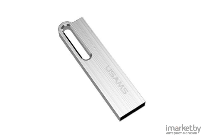 Usb flash Usams 32Gb USB2.0 US-ZB0098 Aluminum Alloy серебристый [ZB98UP01]