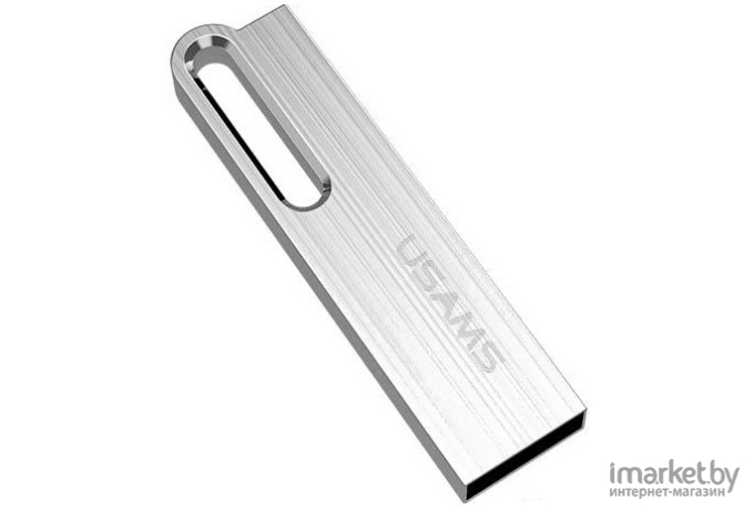 Usb flash Usams 4Gb USB2.0 US-ZB0101 Aluminum Alloy серебристый [ZB101UP01]