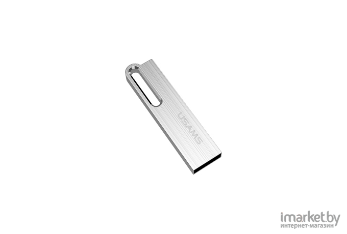 Usb flash Usams 8Gb USB2.0 US-ZB0096 Aluminum Alloy серебристый [ZB96UP01]