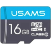 Карта памяти Usams MicroSDHC 16Gb Class 10 US-ZB093 синий [ZB93TF01]