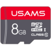 Карта памяти Usams MicroSDHC 8Gb Class 10 US-ZB092 красный [ZB92TF01]