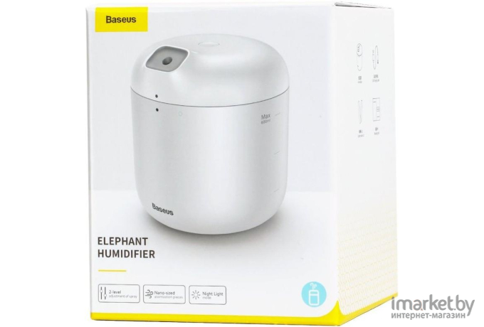 Увлажнитель воздуха Baseus Elephant Humidifier White [DHXX-02]