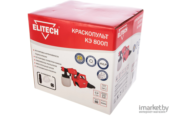 Электрический краскопульт ELITECH КЭ 800П