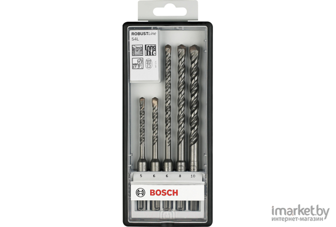 Набор буров и зубил Bosch Robust SDS-plus-5 5/6/6/8/10 мм [2.607.019.927]