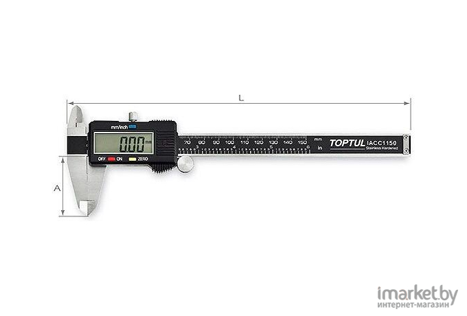 Штангенциркуль Toptul IACC1150
