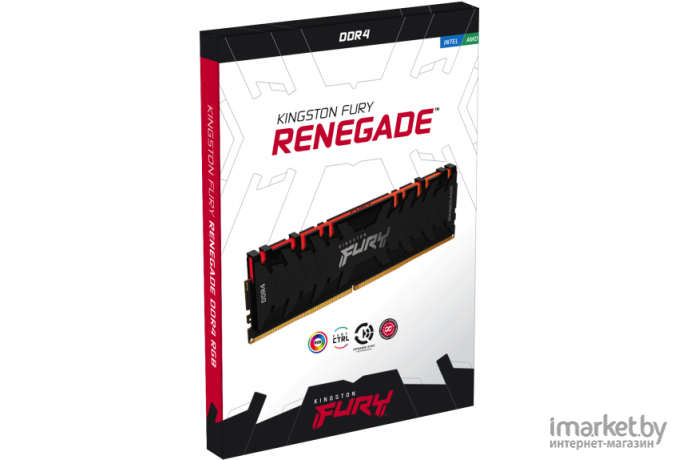 Оперативная память Kingston FURY Renegade RGB 8GB DDR4 PC4-25600 (KF432C16RBA/8)